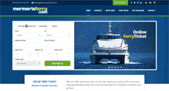 Desktop Screenshot of marmarisferry.com