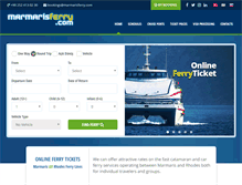 Tablet Screenshot of marmarisferry.com